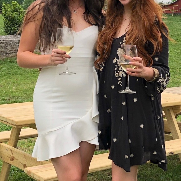 Likely Laverna Ruffle Dress in White | REVOLVE - Picture 3 of 5